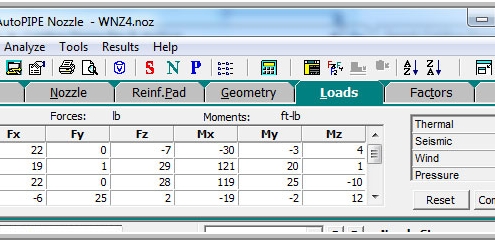 Bentley AutoPIPE CONNECT Edition 11.01.00.17/Vessel 40.03.00.08/Nozzle 8.11.08.23